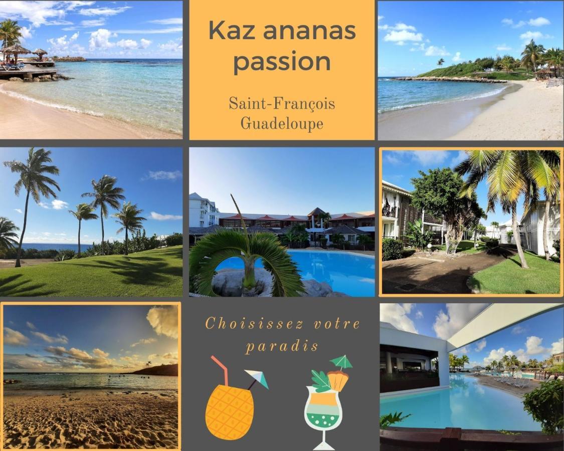 F3 _ Kaz Ananas Passion Au Manganao Lejlighed Saint-Francois  Eksteriør billede